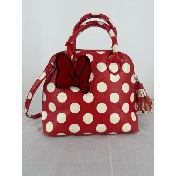 Disney Cast Exclusive Signature Minnie Mouse Satchel Crossbody - Picture 1 of 15